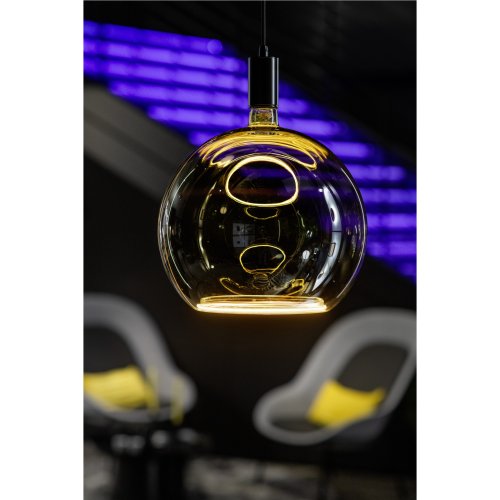 SLV LED Floating Globe 300, led lichtbron, smokey black, E27, PHASE, 8W, 1 - Slv 1008165 a1 h rgb - 20026747