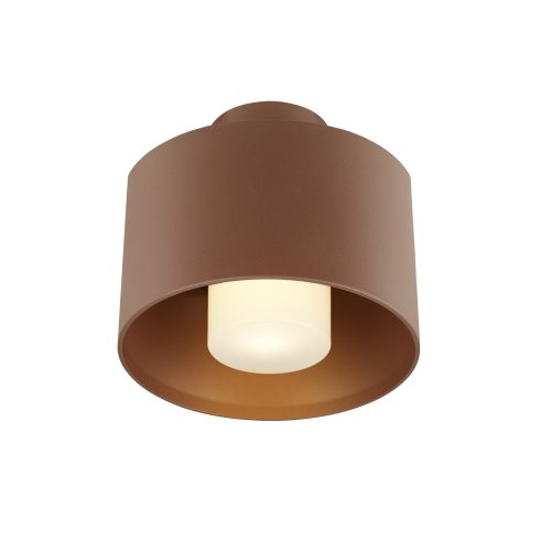 SLV PHOTONI CYL, plafondopbouwarmatuur, cilindrisch, 1x max. 13W, E27, roe - Slv 1008200 1 h rgb - 20026780
