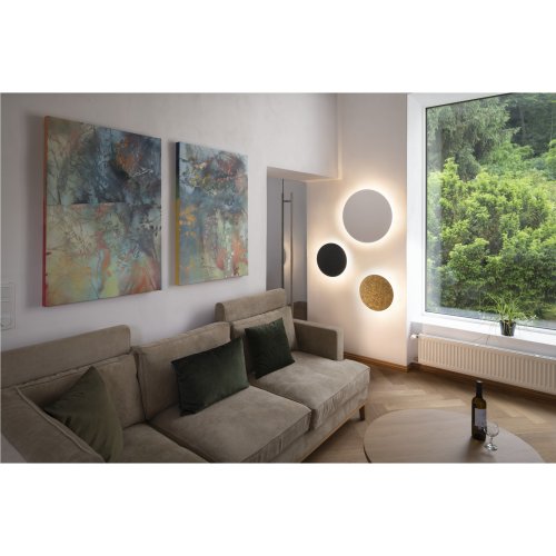 SLV MANA 60 lampenkap, rond, h: 4,2 cm, wit - Slv 1008205 1008201 1008204 a1 h rgb - 20026784