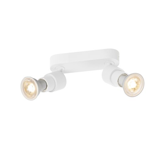SLV PURI 2.0 Basic, wand- en plafondopbouwarmatuur, 2x max. 6W GU10, wit - Slv 1008240 1 h rgb - 20026820