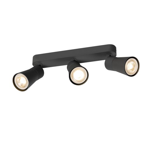 SLV PURI 2.0 Cone, wand- en plafondopbouwarmatuur, long, 3x max. 6W GU10,  - Slv 1008324 1 h rgb - 20026904