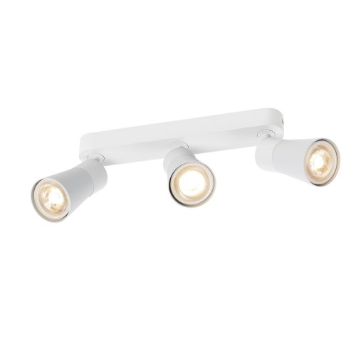 SLV PURI 2.0 Cone, wand- en plafondopbouwarmatuur, long, 3x max. 6W GU10,  - Slv 1008326 1 h rgb - 20026906