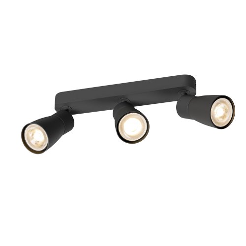 SLV PURI 2.0 Dome, wand- en plafondopbouwarmatuur, long, 3x max. 6W GU10,  - Slv 1008328 1 h rgb - 20026908