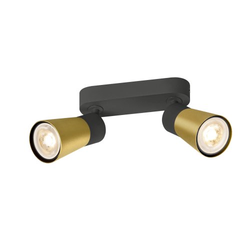 SLV PURI 2.0 Cone, wand- en plafondopbouwarmatuur, long, 2x max. 6W GU10,  - Slv 1008366 1 h rgb - 20026946