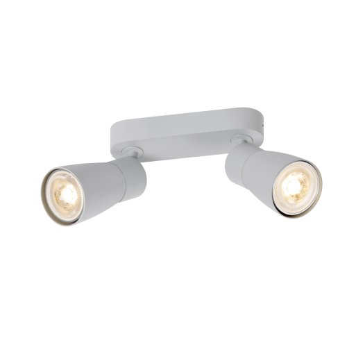 SLV PURI 2.0 Dome, wand- en plafondopbouwarmatuur, long, 2x max. 6W GU10,  - Slv 1008372 1 h rgb - 20026952