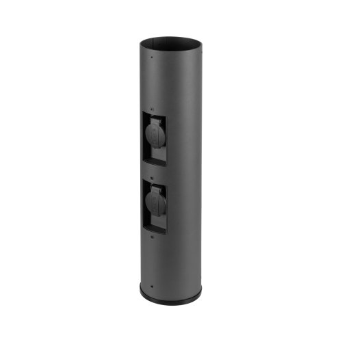 SLV M-POL 60 Pole, Poller, twee contactdozen, antraciet, 53,4 cm - Slv 1008474 1 h rgb - 20027039