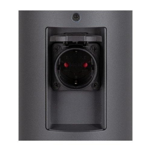 SLV M-POL 60 Pole, Poller, twee contactdozen, antraciet, 53,4 cm - Slv 1008474 d1 rgb - 20027039