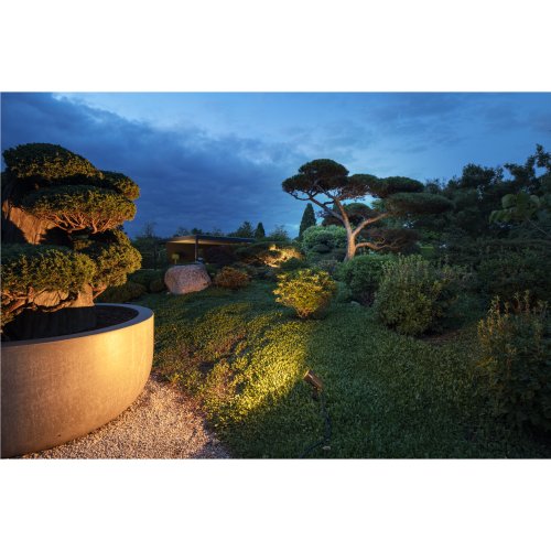 SLV SYNA WIDE, grondspieslamp, 3000K, 115&deg;, IP65, rond, zwart - Slv 1008479 a1 h rgb - 20027044