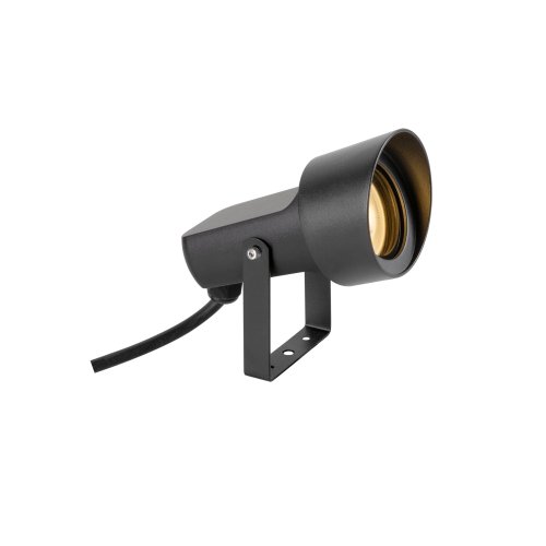 SLV SYNA, grondspieslamp, GU10, 1x max. 10W, IP65, rond, zwart - Slv 1008480 1 h rgb - 20027045