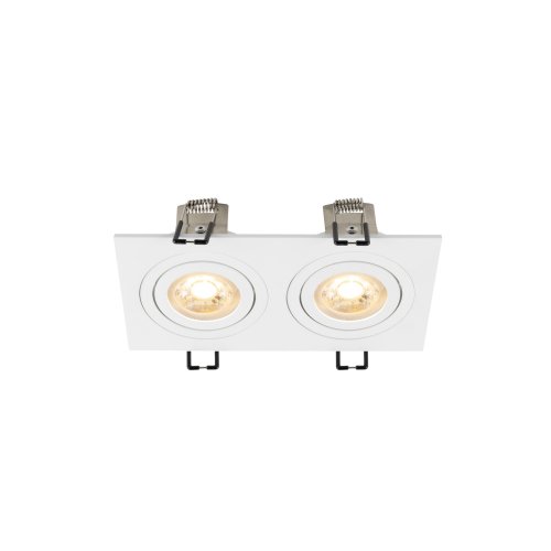 SLV NEW TRIA&reg; 155, plafondinbouwarmatuur, vierkant, 2x GU10, tweelamps, wi - Slv 1008509 3 rgb - 20027074