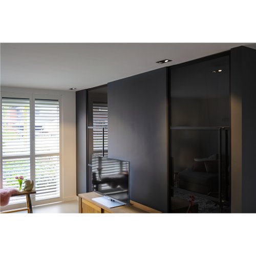 SLV NEW TRIA&reg; 155, plafondinbouwarmatuur, vierkant, 2x GU10, tweelamps, zw - Slv 1008510 a1 h rgb - 20027075
