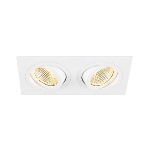 SLV NEW TRIA&reg; 155, plafondinbouwarmatuur, vierkant, 3000K, tweelamps, PHAS - Slv 1008513 1 h rgb - 20027078