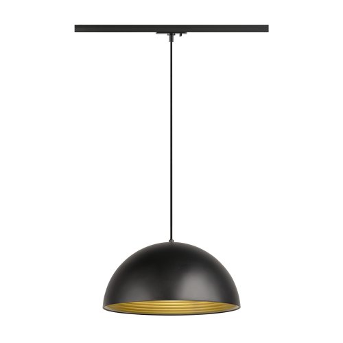 SLV FORCHINI M 40 TRACK, 1~ pendelarmatuur, E27, pendellengte 150 cm, zwar - Slv 1008540 1 h rgb - 20027105