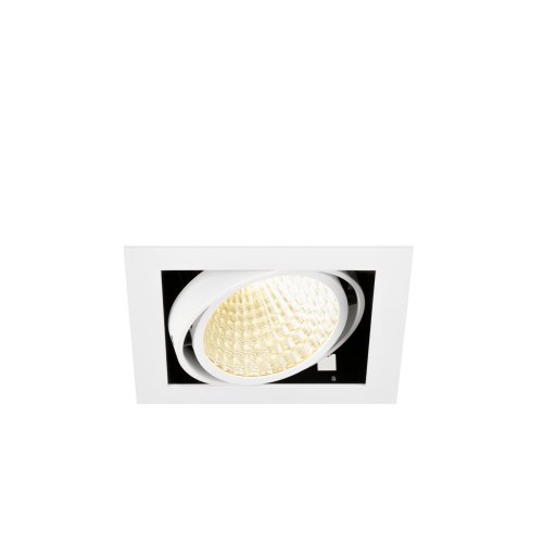 SLV KADUX, plafondinbouwarmatuur, single, 3000K, DALI 2, Touch, 30&deg;, wit - Slv 1008567 3 rgb - 20027122