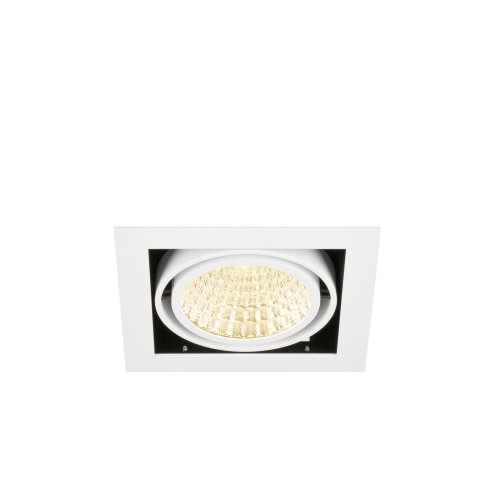 SLV KADUX, plafondinbouwarmatuur, single, 3000K, DALI 2, Touch, 30&deg;, wit - Slv 1008567 5 rgb - 20027122