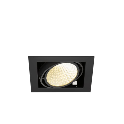 SLV KADUX, plafondinbouwarmatuur, single, 3000K, DALI 2, Touch, 30&deg;, zwart - Slv 1008568 3 rgb - 20027123