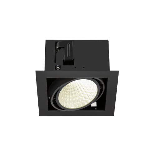 SLV KADUX, plafondinbouwarmatuur, single, 4000K, DALI 2, Touch, 30&deg;, zwart - Slv 1008570 1 h rgb - 20027125