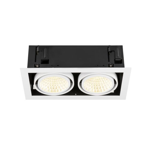 SLV KADUX, plafondinbouwarmatuur, double, 3000K, DALI 2, Touch, 30&deg;, wit - Slv 1008571 4 rgb - 20027126