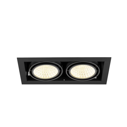 SLV KADUX, plafondinbouwarmatuur, double, 3000K, DALI 2, Touch, 30&deg;, zwart - Slv 1008572 5 rgb - 20027127