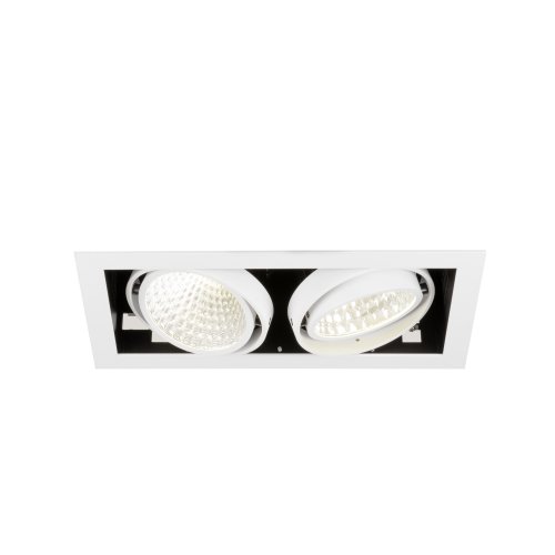 SLV KADUX, plafondinbouwarmatuur, double, 4000K, DALI 2, Touch, 30&deg;, wit - Slv 1008573 3 rgb - 20027128