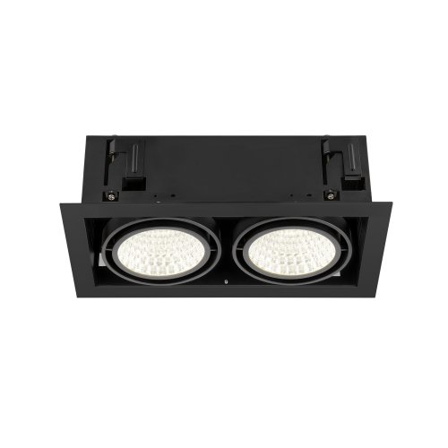 SLV KADUX, plafondinbouwarmatuur, double, 4000K, DALI 2, Touch, 30&deg;, zwart - Slv 1008574 4 rgb - 20027129