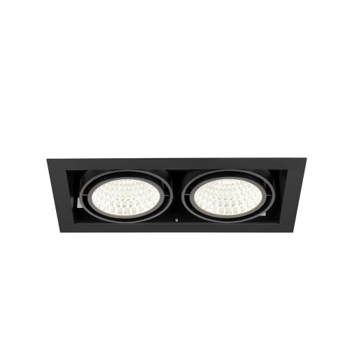 SLV KADUX, plafondinbouwarmatuur, double, 4000K, DALI 2, Touch, 30&deg;, zwart - Slv 1008574 5 rgb - 20027129