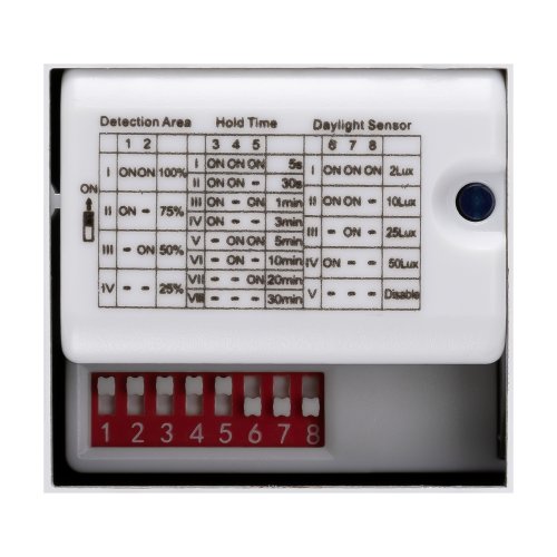 SLV OUTDOOR BULKHEAD V 360, 20W 830/840 IP65 IK10 Sensor wit - Slv 1008901 d4 rgb - 20027319
