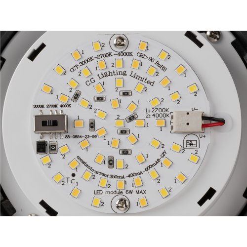 SLV CYFT, wand- en plafondopbouwarmatuur, 2700/3000/4000K, 6,5 W, PHASE, z - Slv 1008944 d1 rgb - 20027347