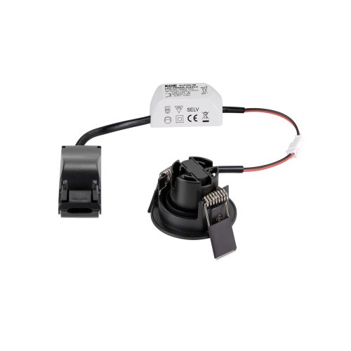 SLV NEW TRIA&reg; 45, DL, rond, plafondinbouwarmatuur, 2700K, 24&deg;, zwart - Slv 1009003 3 rgb - 20027406