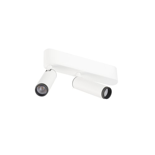 SLV GRIP! S, plafondopbouwarmatuur, double, FASE, 3000K, 21W, 29&deg;, wit / z - Slv 1009045 2 rgb - 20027441
