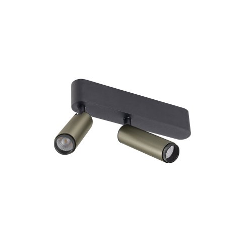 SLV GRIP! S, plafondopbouwarmatuur, double, FASE, 2700 K, 21 W, 29&deg;, brons - Slv 1009048 2 rgb - 20027444