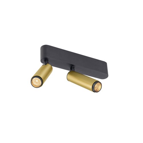 SLV GRIP! S, plafondopbouwarmatuur, double, FASE, 2700K, 21W, 29&deg;, goud /  - Slv 1009050 1 h rgb - 20027446
