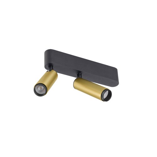 SLV GRIP! S, plafondopbouwarmatuur, double, FASE, 3000K, 21W, 29&deg;, goud /  - Slv 1009051 2 rgb - 20027447