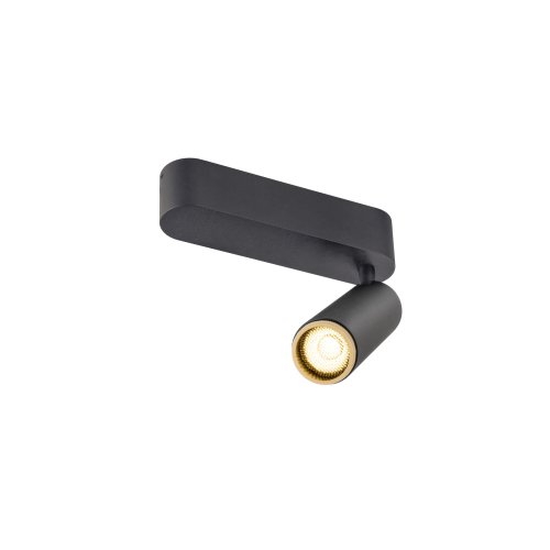 SLV GRIP! M, plafondopbouwarmatuur, single, FASE, 3000K, 14W, 42&deg;, zwart / - Slv 1009071 1 h rgb - 20027467