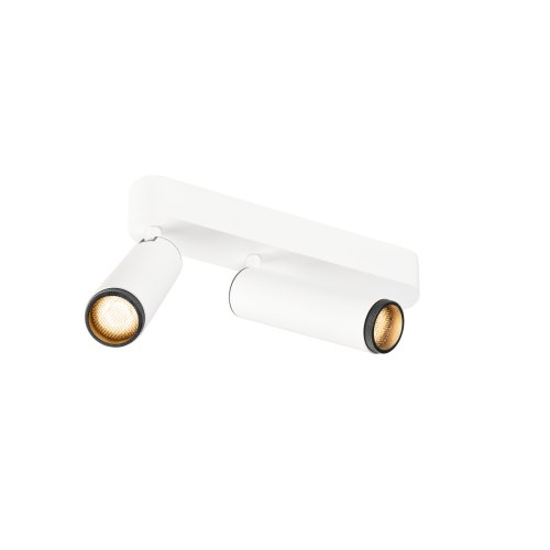 SLV GRIP! M, plafondopbouwarmatuur, double, FASE, 2700K, 28W, 42&deg;, wit / z - Slv 1009076 1 h rgb - 20027472