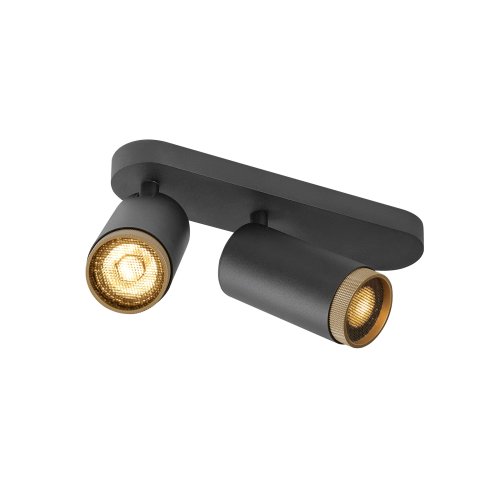 SLV GRIP! L, SPOT CL, double, QPAR51, plafondopbouwarmatuur, cilindrisch,  - Slv 1009097 1 h rgb - 20027493
