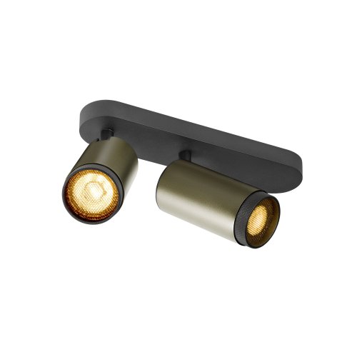 SLV GRIP! L, SPOT CL, double, QPAR51, plafondopbouwarmatuur, cilindrisch,  - Slv 1009098 1 h rgb - 20027494