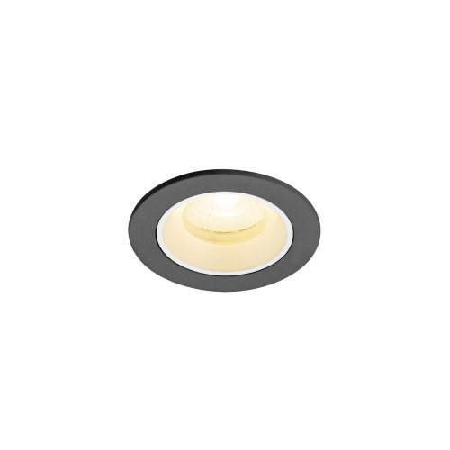SLV NUMINOS&reg; XS, plafondinbouwarmatuur 3000K, 20&deg;, IP20, rond, zwart / wit - Slv 1009290 1 h rgb - 20027619