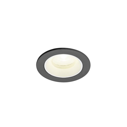 SLV NUMINOS&reg; XS, plafondinbouwarmatuur 4000K, 20&deg;, IP20, rond, zwart / wit - Slv 1009308 1 h rgb - 20027628