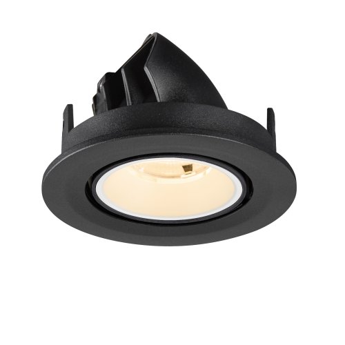 SLV NUMINOS&reg; GIMBLE S, plafondinbouwarmatuur 2700K, 20&deg;, IP20, rond, zwart - Slv 1009380 7 rgb - 20027664