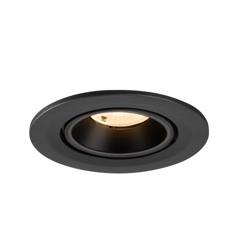 SLV NUMINOS&reg; GIMBLE XS, plafondinbouwarmatuur 2700K, 40&deg;, IP20, rond, zwar - Slv 1009382 4 rgb - 20027665