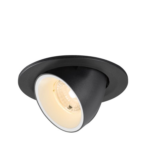 SLV NUMINOS&reg; GIMBLE S, plafondinbouwarmatuur, 2700 K, 40&deg;, IP20, rond zwar - Slv 1009383 1 h rgb - 20027666