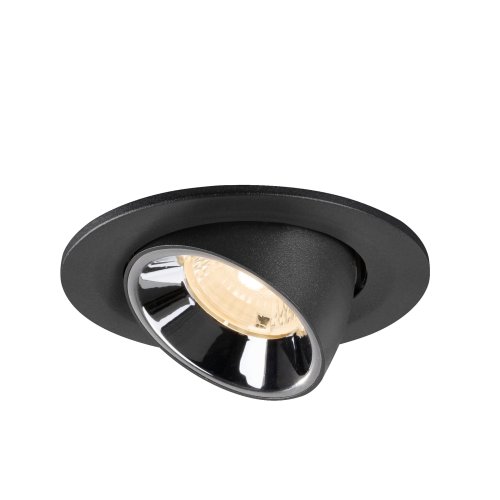 SLV NUMINOS&reg; GIMBLE S, black/chrome recessed ceiling light 2700 K 40&deg; - Slv 1009384 3 rgb - 20171809