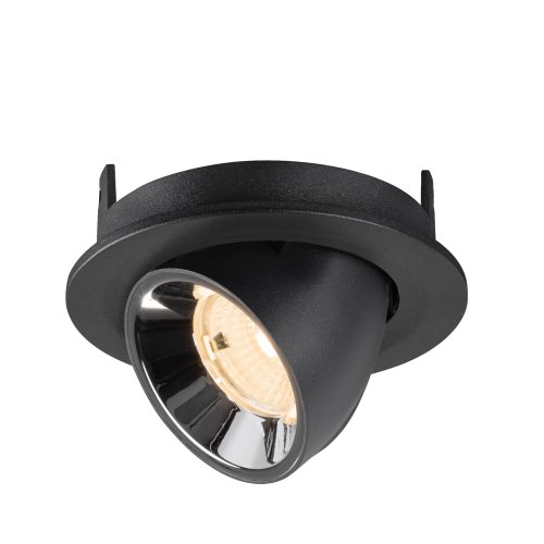 SLV NUMINOS&reg; GIMBLE S, black/chrome recessed ceiling light 2700 K 55&deg; - Slv 1009387 5 rgb - 20171810