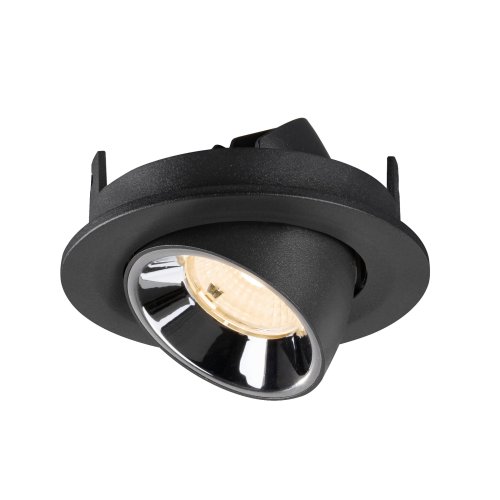 SLV NUMINOS&reg; GIMBLE S, black/chrome recessed ceiling light 2700 K 55&deg; - Slv 1009387 6 rgb - 20171810