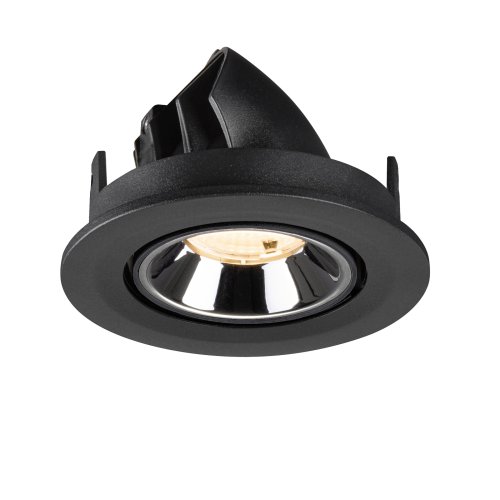 SLV NUMINOS&reg; GIMBLE S, black/chrome recessed ceiling light 2700 K 55&deg; - Slv 1009387 7 rgb - 20171810