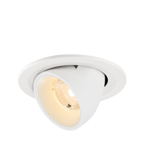 SLV NUMINOS&reg; GIMBLE S, plafondinbouwarmatuur, 2700 K, 40&deg;, IP20, rond, wit - Slv 1009392 1 h rgb - 20027670