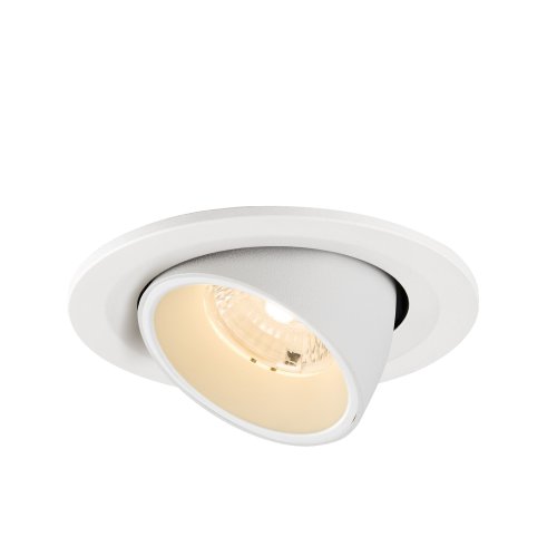 SLV NUMINOS&reg; GIMBLE S, plafondinbouwarmatuur, 2700 K, 40&deg;, IP20, rond, wit - Slv 1009392 3 rgb - 20027670