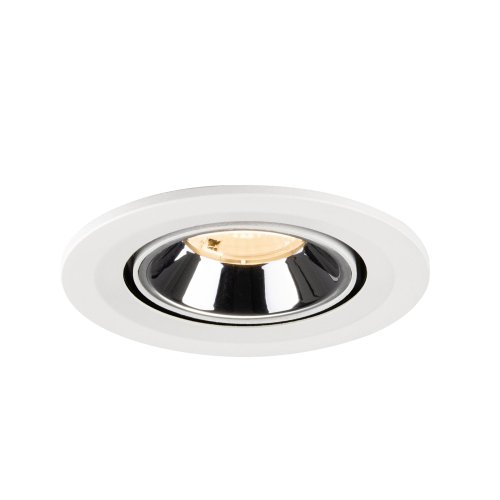SLV NUMINOS&reg; GIMBLE S, white/chrom recessed ceiling light 2700 K 40&deg; - Slv 1009393 4 rgb - 20171814