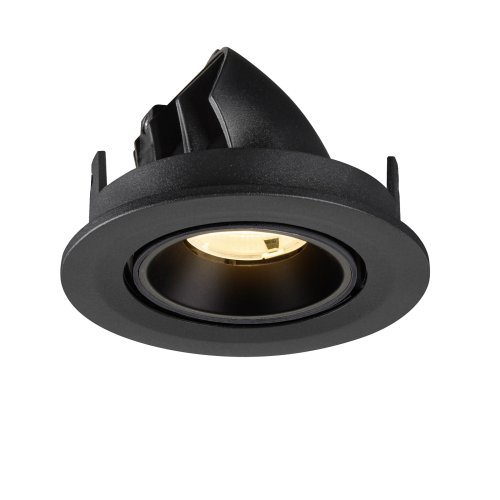 SLV NUMINOS&reg; GIMLE S, plafondinbouwarmatuur 3000K, 20&deg;, IP20, rond, zwart - Slv 1009397 7 rgb - 20027672